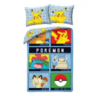   Pokémon Ready for Battle Bettwäschebezug 140×200cm, 70×90 cm