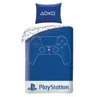 PlayStation Blue Bettwäsche 140×200cm, 70x90 cm Mikrofaser