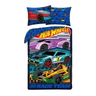   Hot Wheels Race Team Bettwäsche 140×200 cm, 70x90 cm Mikrofaser