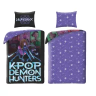   K-pop Demon Hunters Take Down Mikrofaser Bettwäsche 140×200 cm, 70x90 cm