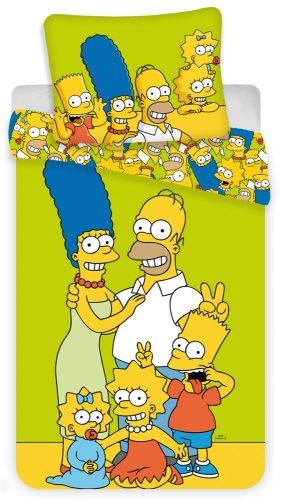 The Simpsons Green Bettwäsche 140×200 cm, 70×90 cm