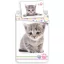 Katze Heart Paw Bettwäsche-Set 140×200cm, 70×90 cm