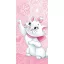 Disney Marie Tapping Badetuch, Strandtuch 70x140cm