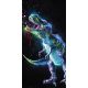 Dinosaurier Neon Badetuch, Strandtuch 70*140 cm