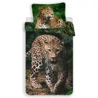 Leopard Bettwäsche Set 140×200cm, 70×90 cm