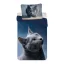 Katze Dark Bettbezug 140×200cm, 70x90 cm Mikrofaser