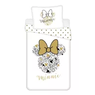 Disney Minnie  Gold Bettwäsche 140×200cm, 70×90 cm