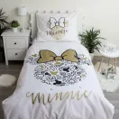 Disney Minnie  Gold Bettwäsche 140×200cm, 70×90 cm