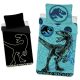 Jurassic World Dinosaur Tracker Leuchtendes Bettwäsche-Set 140×200cm, 70x90 cm