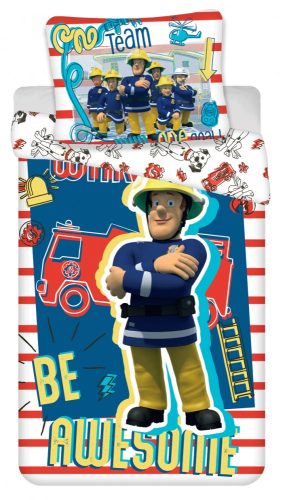 Feuerwehrmann Sam Awesome Bettwäsche Wake Up 140×200cm, 70×90 cm