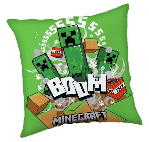 Minecraft Creeper Boom Kissen, Zierkissen 40*40 cm