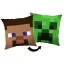 Minecraft Steve Creeper Zierkissen 40*40 cm