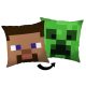 Minecraft Steve Creeper Kissen, Zierkissen 40*40 cm