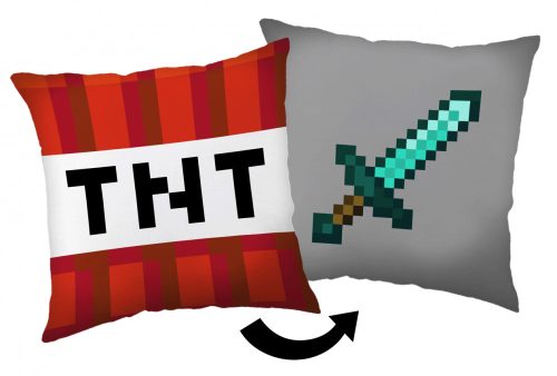 Minecraft TNT Sword Kissen, Zierkissen 40*40 cm