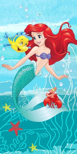 Disney Princess Ariel Friends Badetuch, Strandtuch 70*140 cm