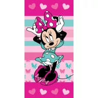 Disney Minnie  Hearts Badetuch, Strandtuch 70x140cm