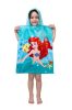 Disney Prinzessin, Ariel Badetuch Poncho 50x115 cm