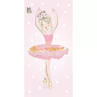 Balett Ballerina Badetuch, Strandtuch 70x140cm