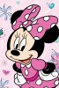 Disney Minnie  Flowers Mikrofleece-Decke 100x150cm