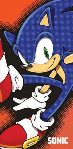 Sonic the Hedgehog Fearless Sonic the Hedgehog Badetuch, Strandtuch 70x140cm