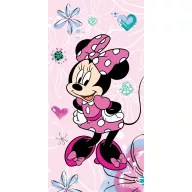 Disney Minnie  Pink Floral Strandtuch 70x140cm