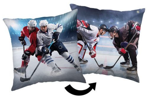 Ice Hockey Kissen, Zierkissen 40x40 cm