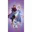 Disney Eiskönigin Leaves Magic Badetuch, Strandtuch 70x140 cm