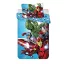 Avengers Light Blue Kinderbettwäsche 100×135 cm, 40×60 cm