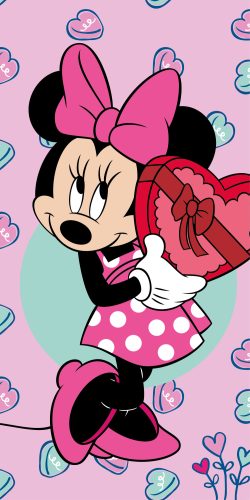 Disney Minnie Pink Badetuch, Strandtuch 70x140 cm