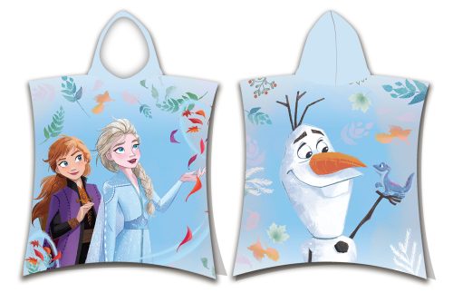 Disney Eiskönigin Blue Strandtuch-Poncho 50x115cm