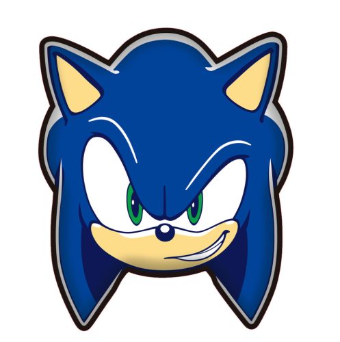 Sonic the Hedgehog Smirk Formkissen, Zierkissen 29x35 cm