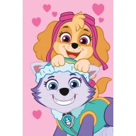 Paw Patrol Pink Polar Fleece Decke 100x150 cm