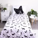 Hund Border Collie Bettwäschebezug 140×200cm, 70×90 cm