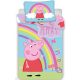 Peppa Wutz Rainbow Kinderbettwäsche 100×135cm, 40×60 cm