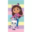 Gabby's Dollhouse Colors Badehandtuch, Strandtuch 70x140cm