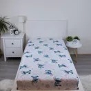 Disney Lilo und Stitch Ohana White Spannbetttuch 90x200 cm