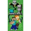 Minecraft Let's Survive Badetuch, Strandtuch 70x140cm