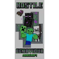   Minecraft Hostile Behaviour Badehandtuch, Strandtuch 70x140cm