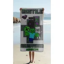 Minecraft Hostile Behaviour Badehandtuch, Strandtuch 70x140cm