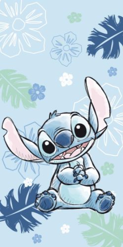 Disney Lilo und Stitch Ohana Blue Badetuch, Strandtuch 70x140cm