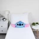 Disney Lilo und Stitch Blue 3D Kissen, Dekokissen 35 cm