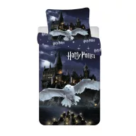   Harry Potter Hogwarts Night Bettwäschebezug 140×200 cm, 70×90 cm Mikrofaser
