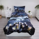 Harry Potter Hogwarts Night Bettwäschebezug 140×200 cm, 70×90 cm Mikrofaser