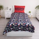 Stranger Things Upside Down Dark Bettwäsche 140×200cm, 70×90 cm