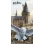Harry Potter Hedwig Fly Badetuch, Strandtuch 70x140cm