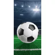 Fußball Field Badetuch, Strandtuch 70x140cm