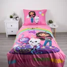 Gabby's Dollhouse Rainbow Party Bettwäschebezug 140×200cm, 70×90 cm Mikrofaser
