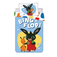 Bing Flop Kinderbettwäsche 100×135cm, 40×60 cm