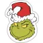 Der Grinch Smile Dekokissen 36x29 cm