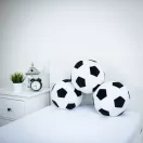 Fußball Ball 3D geformtes Kissen, Dekokissen 41 cm